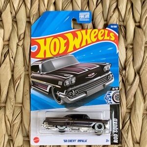 1958 Chevy Impala Hot Wheels 58 1950s Car Hotwheels 50s Chevrolet New 2025